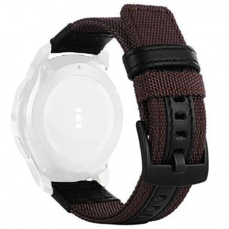 Curea textila, pentru Huawei Watch GT Runner 2, Telescoape QR, 22mm, Sangria Purple