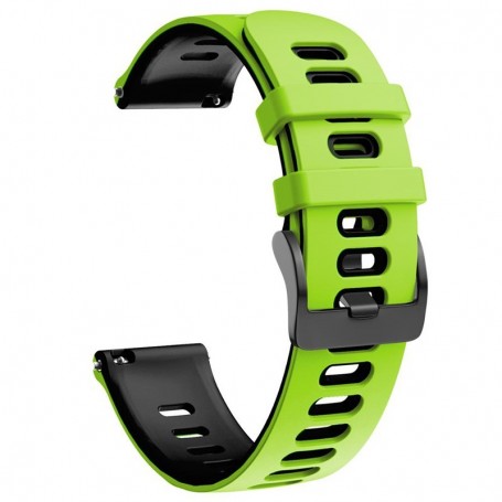 Curea din silicon pentru Huawei Watch GT Runner 2, Telescoape QR, 22mm, Emerald Green