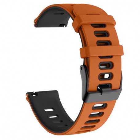 Curea din silicon pentru Huawei Watch GT Runner 2, Telescoape QR, 22mm, Tiger Orange