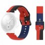 Curea silicon, pentru Huawei Watch GT Runner 2, Telescoape QR, 22mm, RBB Trio