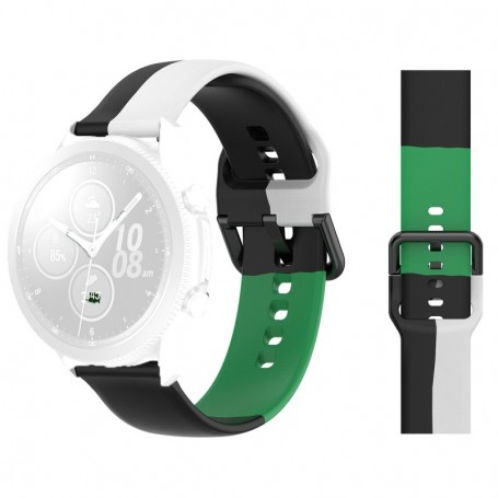 Curea silicon, pentru Huawei Watch GT Runner 2, Telescoape QR, 22mm, BWG Trio
