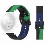 Curea silicon, pentru Huawei Watch GT Runner 2, Telescoape QR, 22mm, GBB Trio