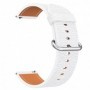 Curea piele pentru Huawei Watch Ultimate 2, telescoape Quick Release, 18cm, Alb