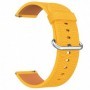 Curea piele pentru Huawei Watch Ultimate 2, telescoape Quick Release, 18cm, Galben