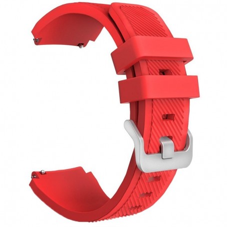 Curea silicon pentru Huawei Watch Ultimate 2, telescoape Quick Release, 22mm, Red