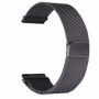 Curea tip Milanese Loop pentru Huawei Watch Ultimate 2, Telescoape QR, 22mm, Negru, Size S