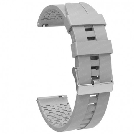 Curea din silicon pentru Huawei Watch Ultimate 2, Telescoape QR, 22mm, Steel Gray