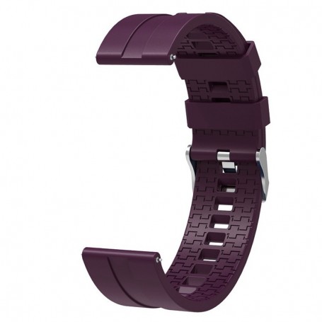 Curea din silicon pentru Huawei Watch Ultimate 2, Telescoape QR, 22mm, Purpple Plum