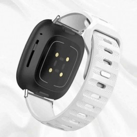 Curea din silicon compatibila cu Samsung Galaxy Watch8 40mm, Linen White