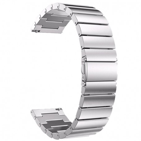 Curea din metal compatibila cu Samsung Galaxy Watch8 44mm, Silver