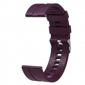 Curea din silicon compatibila cu Samsung Galaxy Watch8 44mm, Purpple Plum