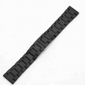 Curea ceramica, compatibila cu Samsung Galaxy Watch8 44mm, Smoke Black