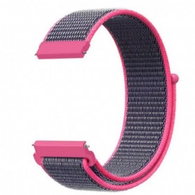 Curea textila compatibila cu Samsung Galaxy Watch8 Classic 46mm, Barn Pink