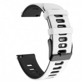 Curea din silicon compatibila cu Samsung Galaxy Watch8 Classic 46mm, Ivory White
