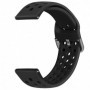 Curea din silicon, compatibila Samsung Galaxy Watch9 40mm, Negru