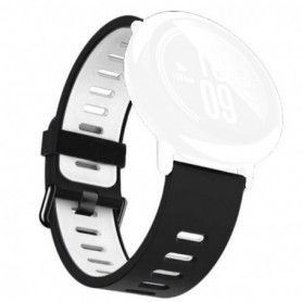 Curea din silicon compatibila cu Samsung Galaxy Watch9 40mm, Black Frost