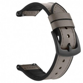 Curea piele, compatibila cu Samsung Galaxy Watch9 40mm, Gray Dove