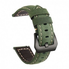 Curea piele naturala, compatibila Samsung Galaxy Watch Ultra, Forest Green