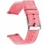 Curea material textil, compatibila cu Samsung Galaxy Watch Ultra, Flamingo Pink
