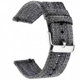 Curea material textil, compatibila cu Samsung Galaxy Watch Ultra 2, Grainsboro Gray