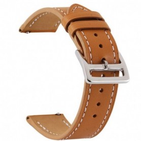 Curea piele, compatibila cu Samsung Galaxy Watch Ultra 2, Camel Brown