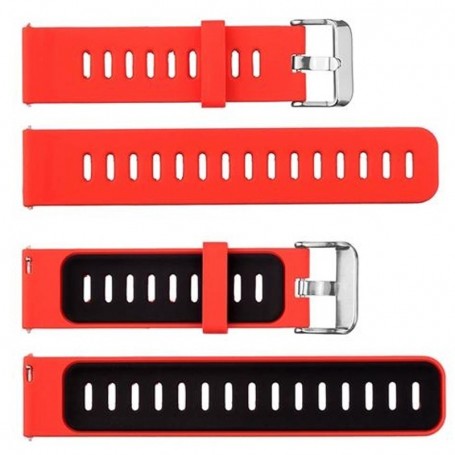 Curea din silicon compatibila cu Xiaomi Watch 5, Telescoape QR, 22mm, Red Jade
