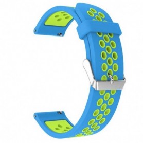 Curea din silicon compatibila cu Samsung Galaxy Watch Ultra 2, Electric Green