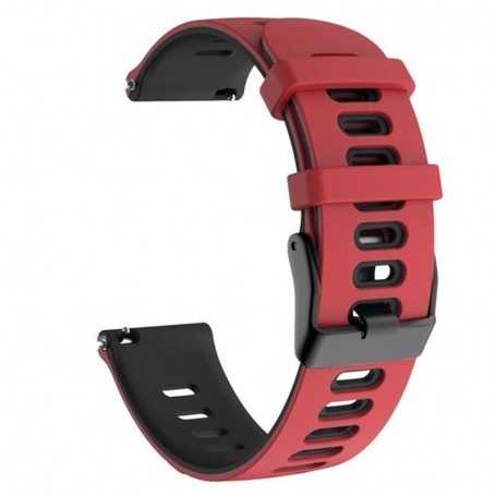Curea din silicon compatibila cu Xiaomi Watch 5, Telescoape QR, 22mm, Salmon Red