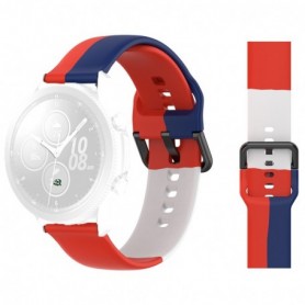Curea silicon, compatibila cu Samsung Galaxy Watch Ultra 2, RWB Trio
