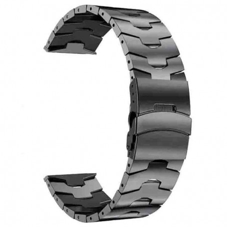 Curea Titan compatibila cu Xiaomi Watch S5 46mm, Telescoape QR, 22mm, Titan Ash