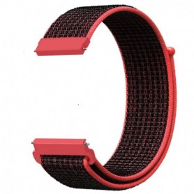 Curea material textil, compatibila cu Xiaomi Watch S4 47mm, Telescoape QR, 22mm, Barn Red