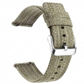 Curea material textil, compatibila cu Xiaomi Watch S4 47mm, Telescoape QR, 22mm, Olive Green