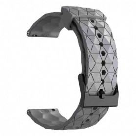 Curea din silicon compatibila cu Xiaomi Watch S4 47mm, Telescoape QR, 22mm, Pewter Gray