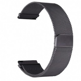 Curea metalica compatibila Xiaomi Watch 2 Pro, telescoape Quick Release, Milanese Loop, Negru