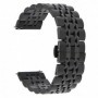 Curea metalica, compatibila Amazfit Balance 3, telescoape Quick Release, 22mm, Black