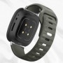 Curea din silicon compatibila cu Amazfit Active Max, Telescoape QR, 22mm, Chrome Gray