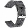 Curea material textil, compatibila cu Amazfit Bip Max, Telescoape QR, 22mm, Grainsboro Gray