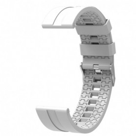 Curea din silicon compatibila cu Amazfit Bip 6, Telescoape QR, 22mm, Oatmeal White