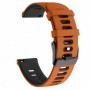 Curea din silicon compatibila cu Amazfit T-Rex 3, Telescoape QR, 22mm, Tiger Orange