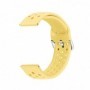 Curea din silicon, compatibila Huawei Watch GT 7 46mm, telescoape Quick Release, 22mm, Galben