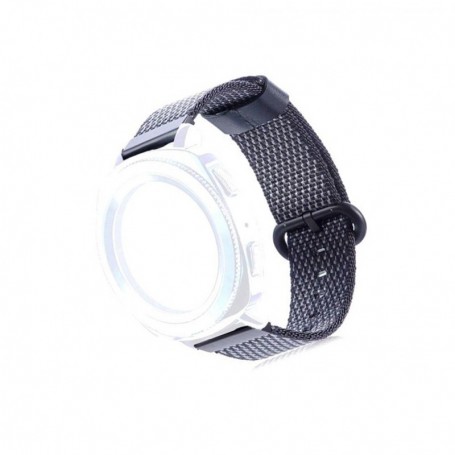 Curea material textil, compatibila Huawei Watch GT 7 46mm, telescoape Quick Release, 22mm, Negru