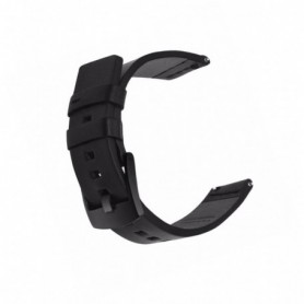 Curea piele compatibila Huawei Watch GT 7 46mm, telescoape Quick Release, Negru