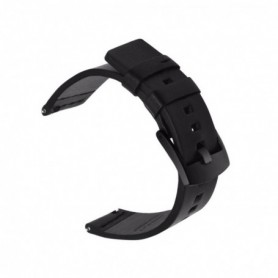Curea piele naturala compatibila Huawei Watch GT 7 46mm, telescoape Quick Release, 22mm, Negru