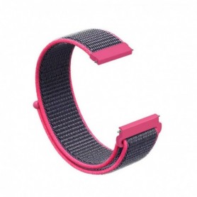 Curea textila compatibila cu Huawei Watch GT 7 46mm, Telescoape QR, 22mm, Barn Pink
