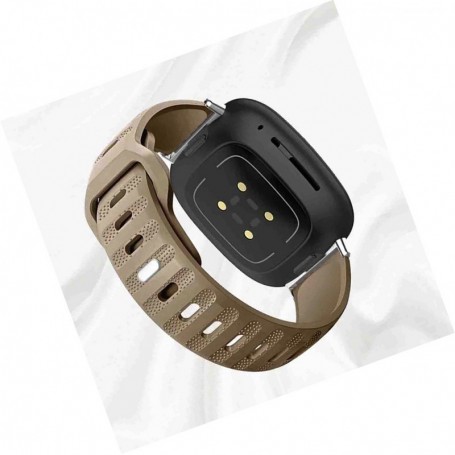 Curea din silicon compatibila cu Huawei Watch GT 7 46mm, Telescoape QR, 22mm, Chocolate Brown