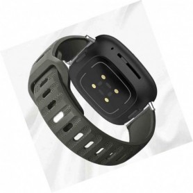 Curea din silicon compatibila cu Huawei Watch GT 7 46mm, Telescoape QR, 22mm, Chrome Gray