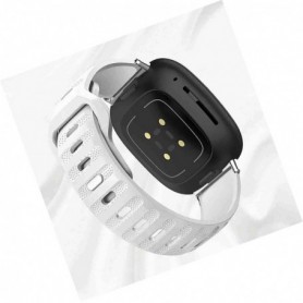 Curea din silicon compatibila cu Huawei Watch GT 7 46mm, Telescoape QR, 22mm, Linen White