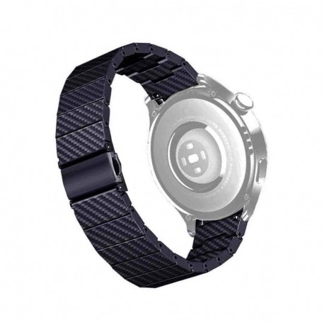 Curea polimer compatibila cu Huawei Watch GT 7 46mm, Telescoape QR, 22mm, Carbon Black