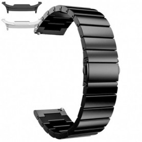 Curea din metal compatibila cu Samsung Galaxy Watch9 44mm, Negru