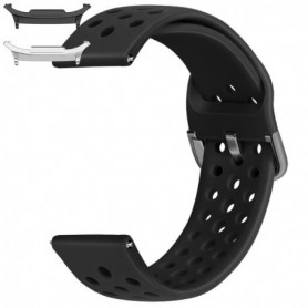 Curea din silicon, compatibila Samsung Galaxy Watch9 44mm, Negru